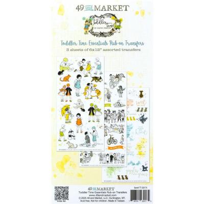 49 And Market Toddler Time - Essentials Rub-On Transfers